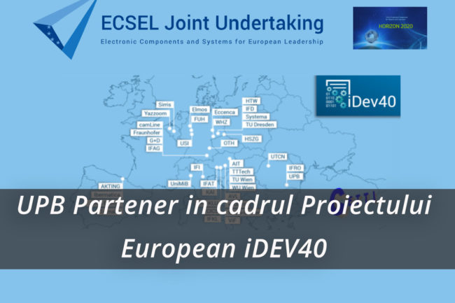 UPB Partener in cadrul Proiectului European iDEV40