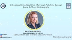 Întreabă un antreprenor - Raluca Georgescu