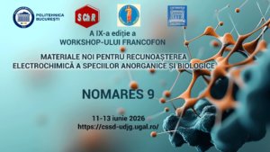 MATERIALE NOI PENTRU RECUNOAȘTEREA ELECTROCHIMICĂ A SPECIILOR ANORGANICE ȘI BIOLOGICE - NOMARES 9